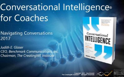 Conversational Intelligence for Coaches Training Completed